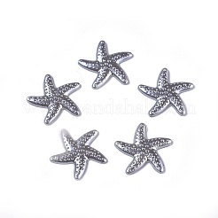 Cabochons aus Kunstharzperlen&nbsp;LS-RESI-WH0008-16H