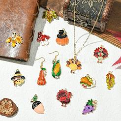 40 шт. 20 стиля подвески из цинкового сплава с эмалью на День благодарения&nbsp;FIND-CJ0004-82