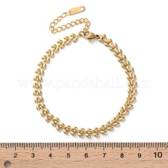 Браслеты-цепочки из хирургической нержавеющей стали 316&nbsp;LS-BJEW-P349-03B-G