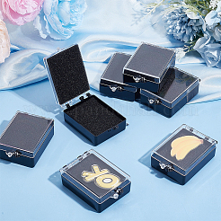 Прямоугольные пластиковые коробки для хранения зубных протезов&nbsp;LS-CON-WH0084-69B