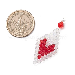 Стеклянные подвески&nbsp;PALLOY-MZ01046