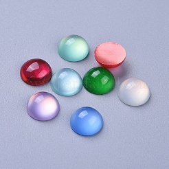 Cabochons en résine translucide&nbsp;RESI-S361-12mm-M