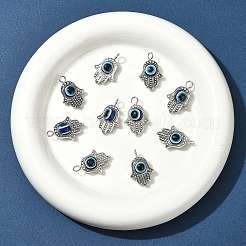 10 шт. подвески из смолы и сплава от сглаза&nbsp;PALLOY-FS00058-03