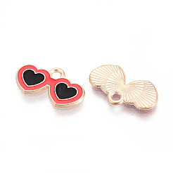 Подвески из сплава и эмали на пляжную тематику&nbsp;X-ENAM-T022-33N