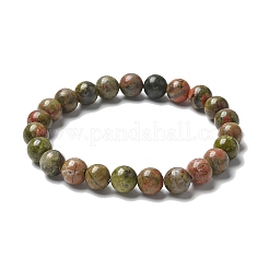 Natürliche unakite bead stretch Armbändern&nbsp;X-BJEW-K212-B-006