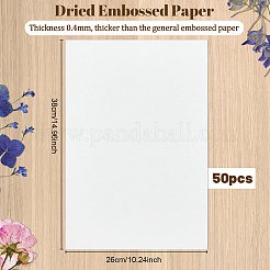 Getrocknetes geprägtes Papier&nbsp;DIY-WH0622-646D