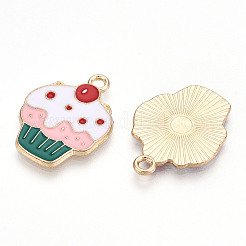 Подвески из экологически чистого сплава с эмалью&nbsp;X-ENAM-Q437-017-NR