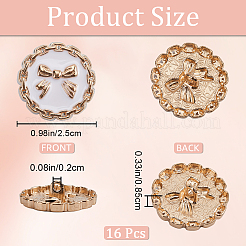 16 шт. пуговицы с эмалированными ножками из сплава&nbsp;BUTT-GF0003-77B