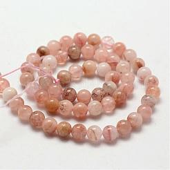 Morganite naturale filoni tonda&nbsp;G-O143-05-6mm