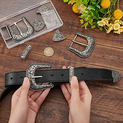 3 комплект пряжек для ремня из сплава&nbsp;DIY-BC0012-23