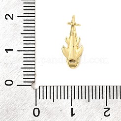 Ottone micro spianare pendenti zirconi&nbsp;KK-A266-49A-G
