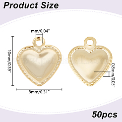 50 шт. подвески из нержавеющей стали 304&nbsp;STAS-LP0001-37