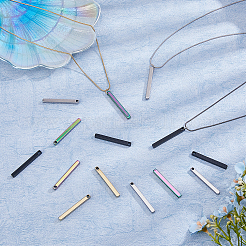 16 шт. подвески из нержавеющей стали 201 двух цветов&nbsp;STAS-DC0015-98