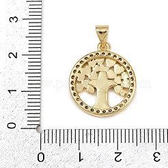 Латунные микро проложить кубического циркония подвески&nbsp;KK-D376-01G