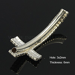 Латунные бусины со стразами  RB-H301-01