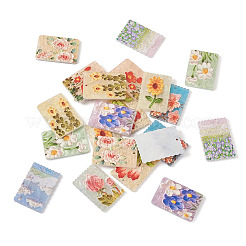 22 шт. 11 стильные акриловые подвески с тиснением и принтом&nbsp;MACR-CW0001-11