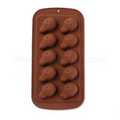 Силиконовые Молды для пищевых продуктов в форме черепа на хэллоуин&nbsp;DIY-H126-01