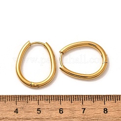 Pendientes de aro de acero inoxidable con revestimiento iónico (ip)&nbsp;EJEW-P232-02G