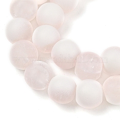 Perles de verre givrées craquelées&nbsp;X1-GLAA-U001-6mm-M12