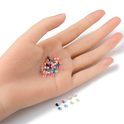 195г 15 цвета 8/0 прозрачных стеклянных бусины&nbsp;SEED-YW0002-30