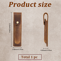 Пенал из кожи crazy horse&nbsp;OFST-WH20816-001A