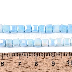 Fili di perle di vetro galvanizzate anti-ossidazione&nbsp;GLAA-T025-4mm-10F