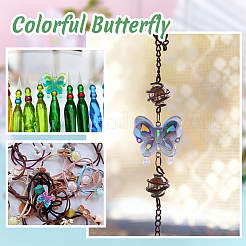 24шт 6 стиля УФ-покрытие непрозрачные акриловые бусины&nbsp;FIND-GO0004-08