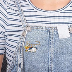 Broche en acier inoxydable 304 sur le thème du football (2 pièce)&nbsp;JEWB-YW00004
