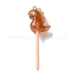 Большие подвески из светящейся прозрачной смолы&nbsp;RESI-K019-04B