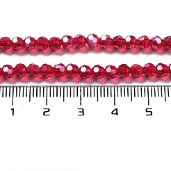 Гальванизируйте прозрачное стекло бисер нитей&nbsp;EGLA-A035-T4mm-A01