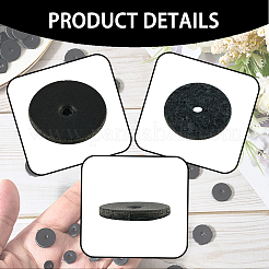 100 шт. 5 стиля шайб из искусственной кожи&nbsp;FIND-CL0001-12