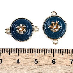Gefärbte natürliche weiße Jade flache runde Glieder&nbsp;G-I375-08G-01