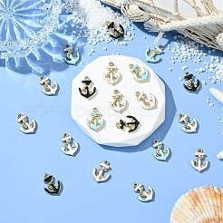 20шт 4 цвета эмалевые подвески&nbsp;ENAM-YW0005-33