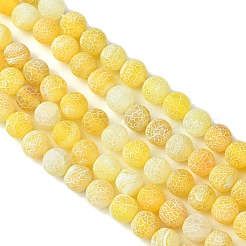 Природные треск агат бисер нитей&nbsp;G-G055-8mm-6