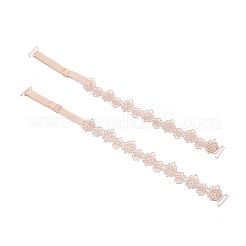 Rutschfeste BH-Träger aus Spitze mit Schmetterlingsorchidee&nbsp;LS-FIND-WH0081-43A