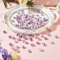 Perles de rocaille en verre picasso&nbsp;SEED-TADJ0001-05I