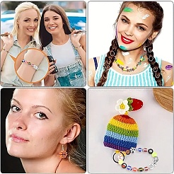 100шт бусины из полимерной глины ручной работы&nbsp;CLAY-YW0002-45