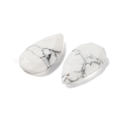 Граненые подвески из натурального говлита&nbsp;G-D082-01A