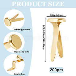 200 шт. плоские круглые железные гвозди&nbsp;IFIN-CP0002-94G