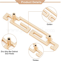 Дверные ручки шкафа из цинкового сплава&nbsp;FIND-WH0097-18G