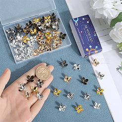 120 шт. 6-х цветный железный колпачок для бусин&nbsp;IFIN-SC0001-57