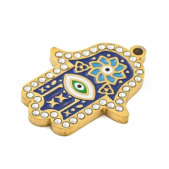 Colgantes de rhinestone de acero inoxidable 304 con revestimiento iónico (IP)&nbsp;STAS-U007-11A-G