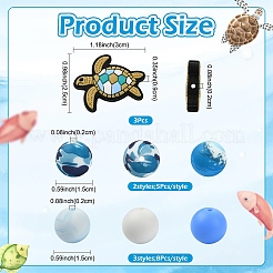 Perline in silicone 37 pz 6 stili&nbsp;SIL-YW0002-63