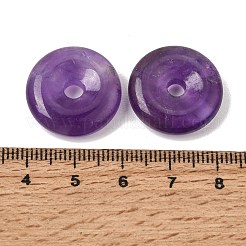 Pendentifs en forme de disque pi en améthyste naturelle&nbsp;GG-CBA0BEB-02