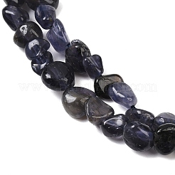 Нити из натурального иолита / кордиерита / дихроита&nbsp;G-A284-A02-01