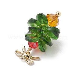 Pendentifs en verre sur le thème de noël&nbsp;PALLOY-JF02864