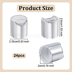 Aluminium-Gewindeverschluss für Flasche&nbsp;AJEW-WH0604-10B-S