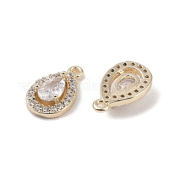Pendentifs en laiton zircon cubique transparent&nbsp;KK-K351-41G