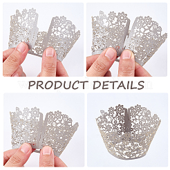 50 шт. бумажные формочки для выпечки&nbsp;HULI-CN0001-01A