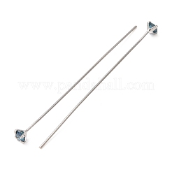 Fornituras de latón micro pave zirconia pendiente del perno prisionero&nbsp;CU-CBA4618-01P-06